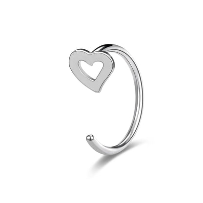 20G-Silver-Hollow-Heart-Nose-Ring-C-Shaped-Nose-Stud-Stainless-Steel-Nose-Rings-Piercing