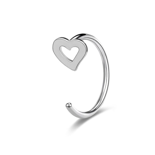 20G-Silver-Hollow-Heart-Nose-Ring-C-Shaped-Nose-Stud-Stainless-Steel-Nose-Rings-Piercing