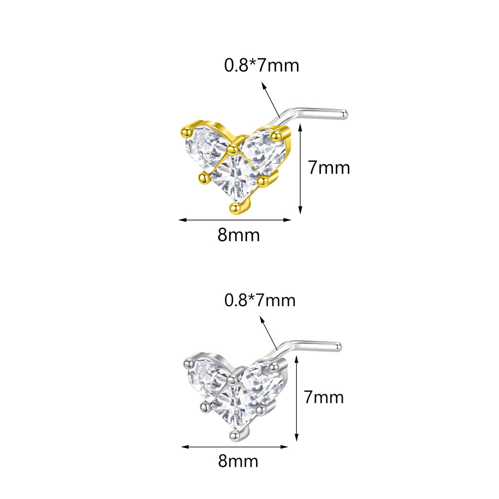 20G-Heart-White-Zircon-Nose-Studs-Piercing-L-Shape-Nose-Rings-Gold-Silver-Plated-Nostril-Piercing