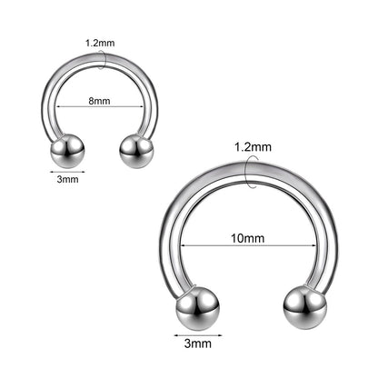 16G-Horseshoe-Spike-Bar-Septum-Rings-925-Sterling-Silver-Nose-Rings-Ear-Conch-Cartilage-Helix-Piercing