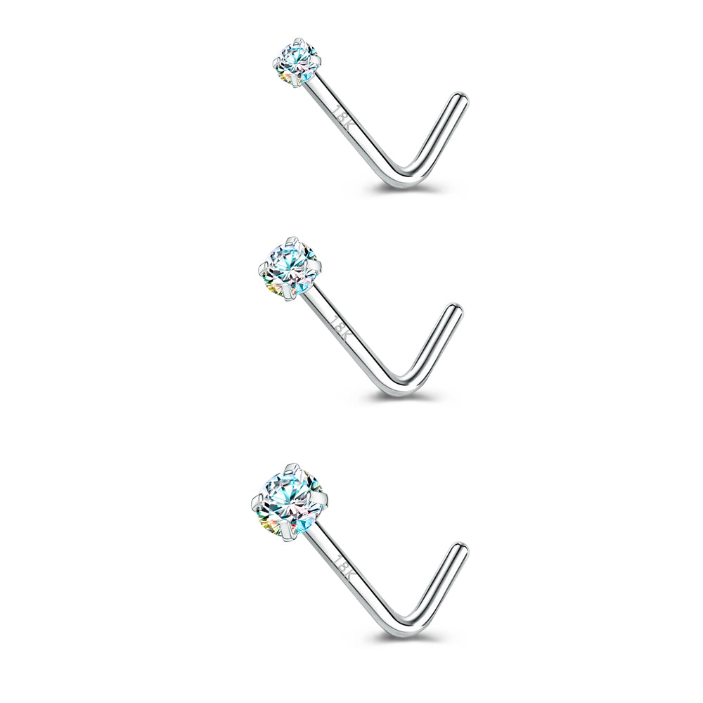 20G-AB-White-Zircon-Nose-Studs-Piercing-L-Shape-Nose-Rings-18K-Plated-Nostril-Piercing