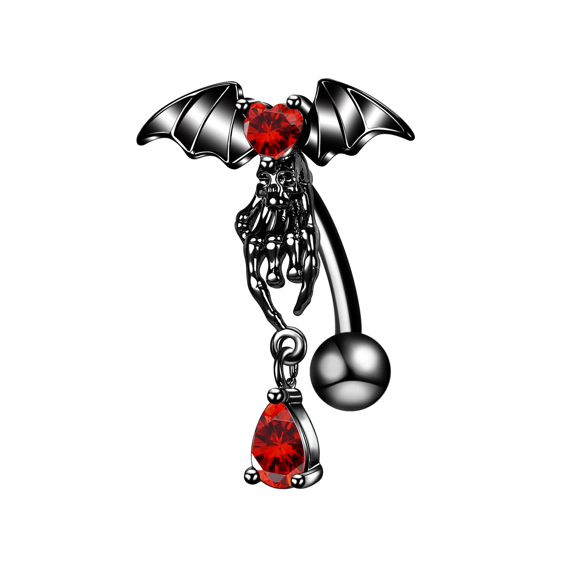 bat belly ring