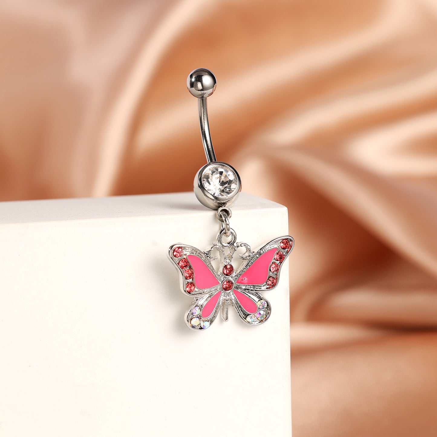 14G-Pink-Butterfly-Belly-Rings-Shiny-Zirconal-Navel-Piercing-Stainless-Steel-Navel-Belly-Button-Rings