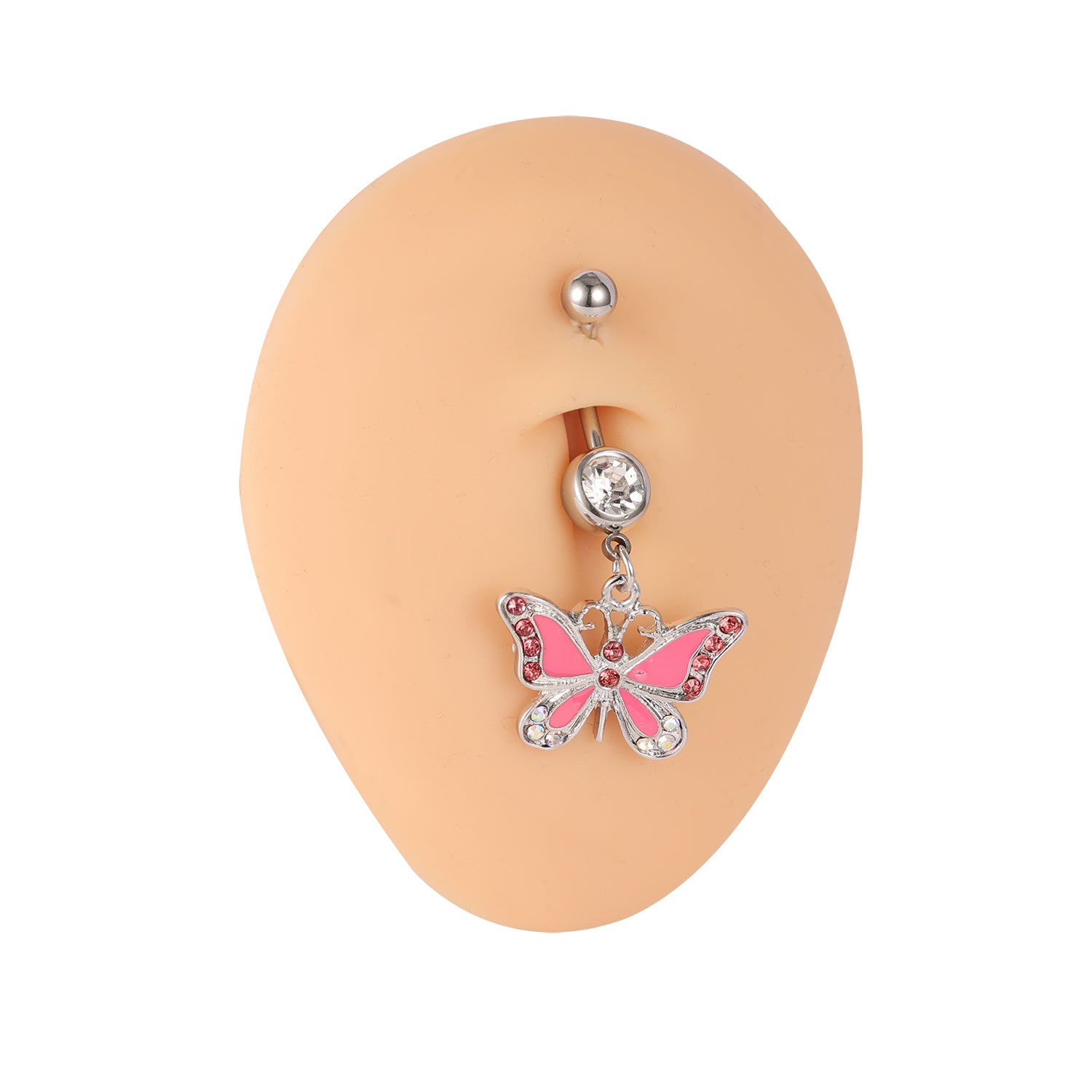 butterfly belly ring