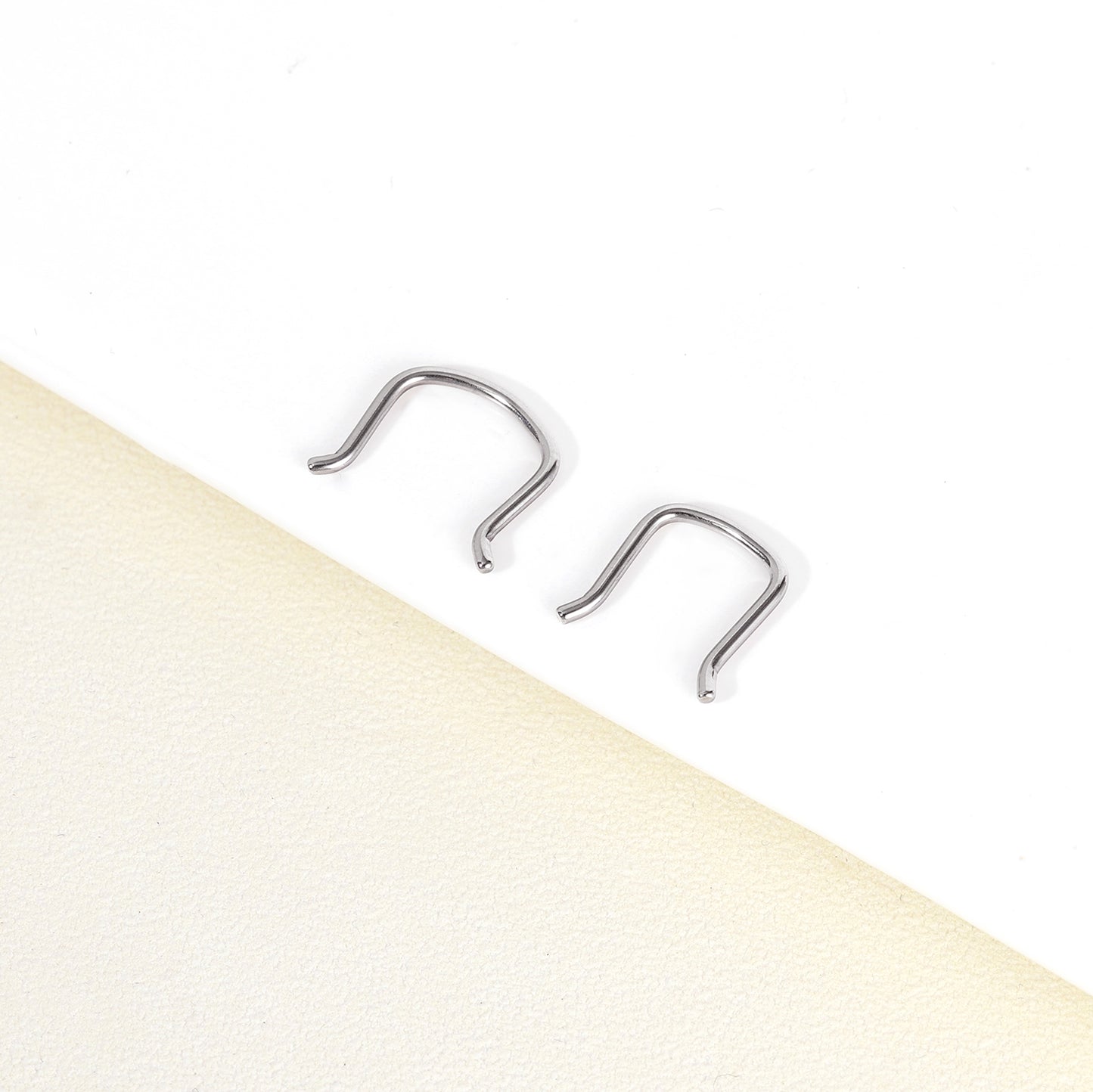 16g U-Shaped Septum Ring Hanger Retainer Nose Piercing Jewelry