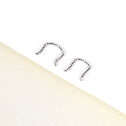 16g U-Shaped Septum Ring Hanger Retainer Nose Piercing Jewelry