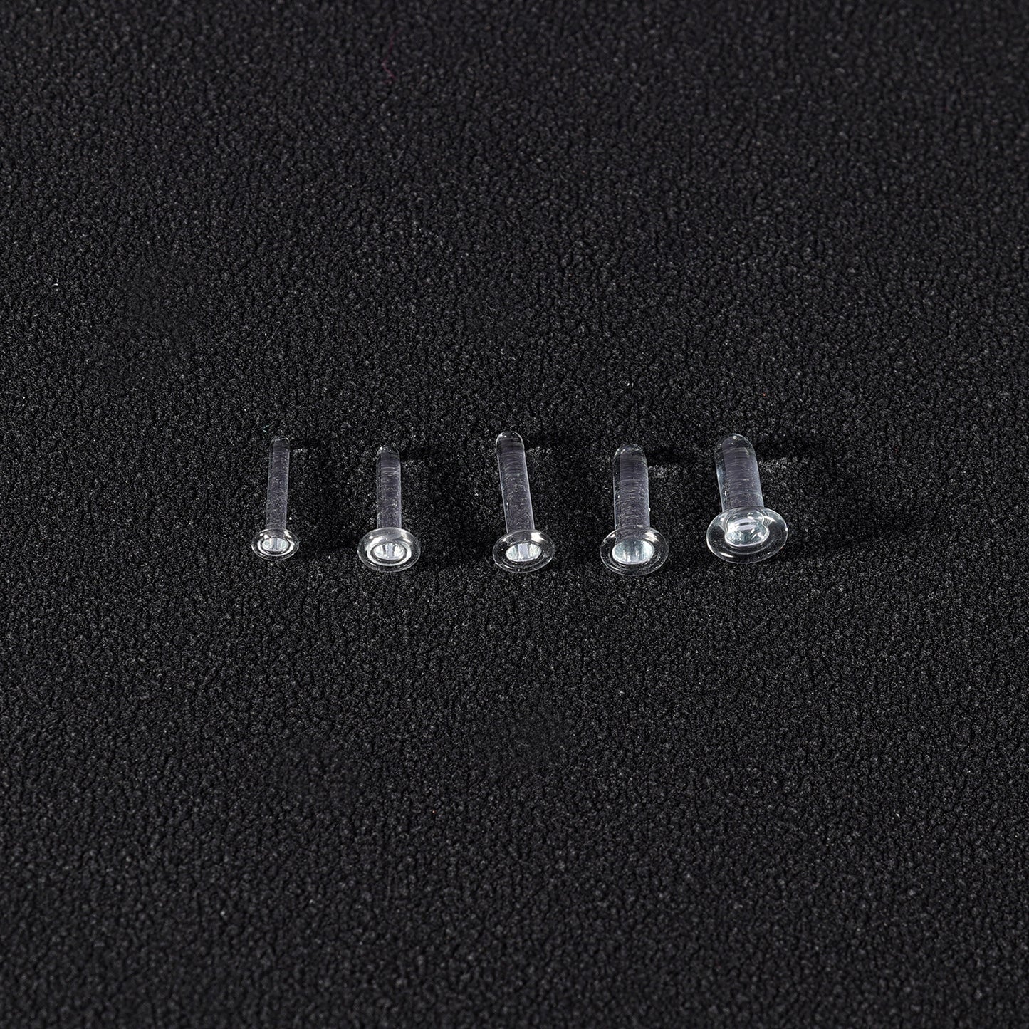 14g/18g/20g Nose Studs Piercing Nose Bone Rings Clear Glass Nostril Piercing