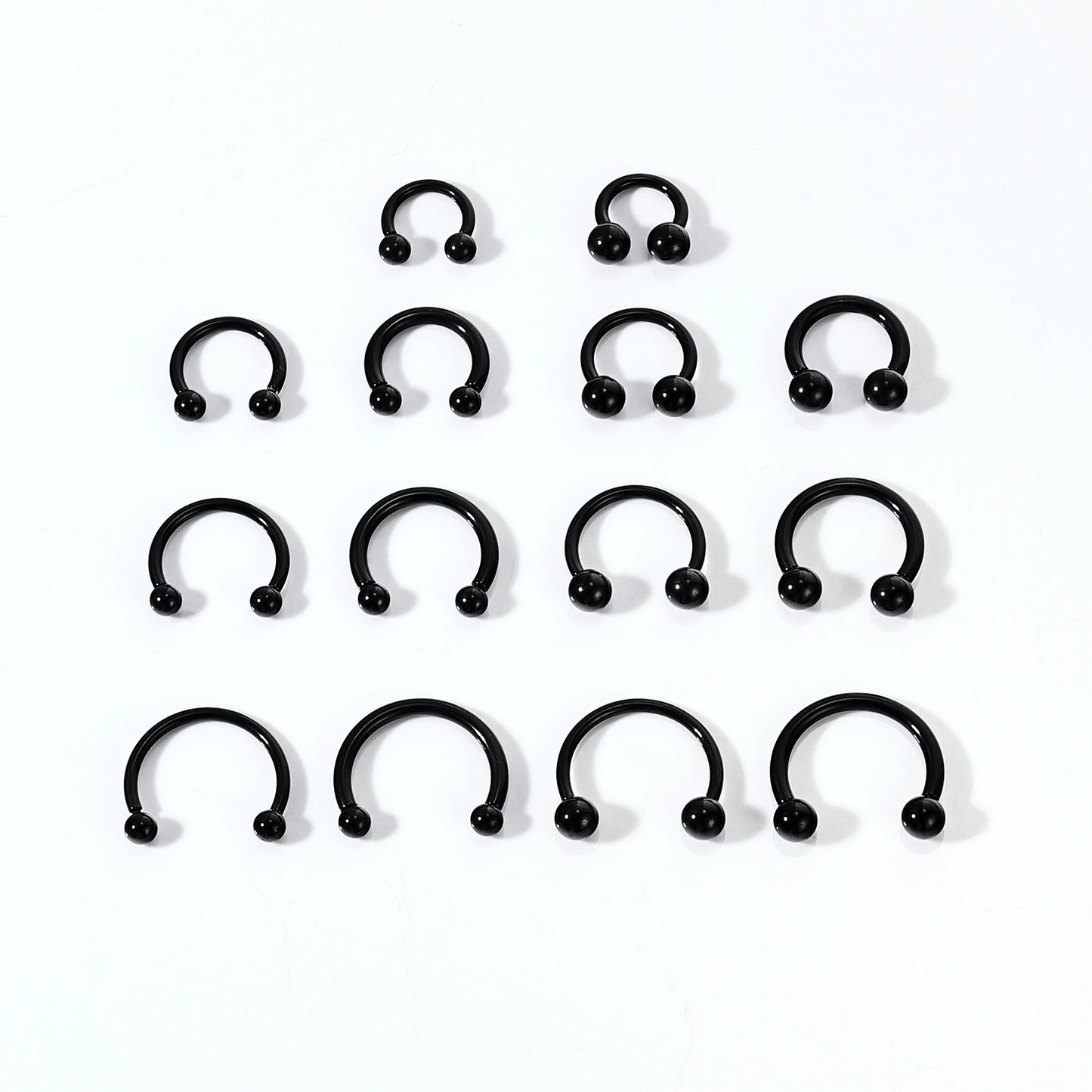 14g/16g G23 Titanium Nose Ring Horseshoe Septum Ring Piercing Jewelry