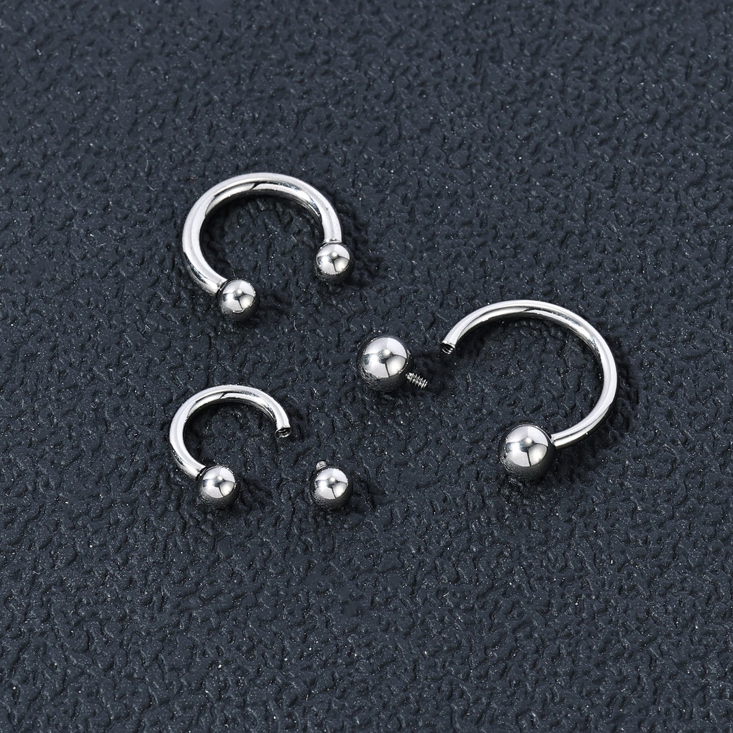 14g/16g G23 Titanium Nose Ring Horseshoe Septum Ring Piercing Jewelry