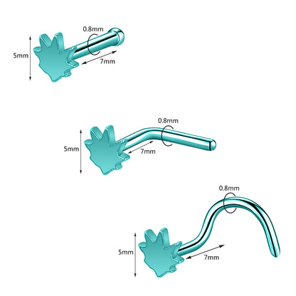 20G-Light-Green-Leafy-Nose-Studs-Piercing-Nose-Bone-Shape-L-Shape-Crokscrew-Nose-Rings-Stainless-Steel-Nostril-Piercing