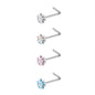 4-Pcs-Set-20G-Heart-Zircon-Nose-Studs-Piercing-L-Shape-Nose-Rings-Stainless-Steel-Nostril Piercing