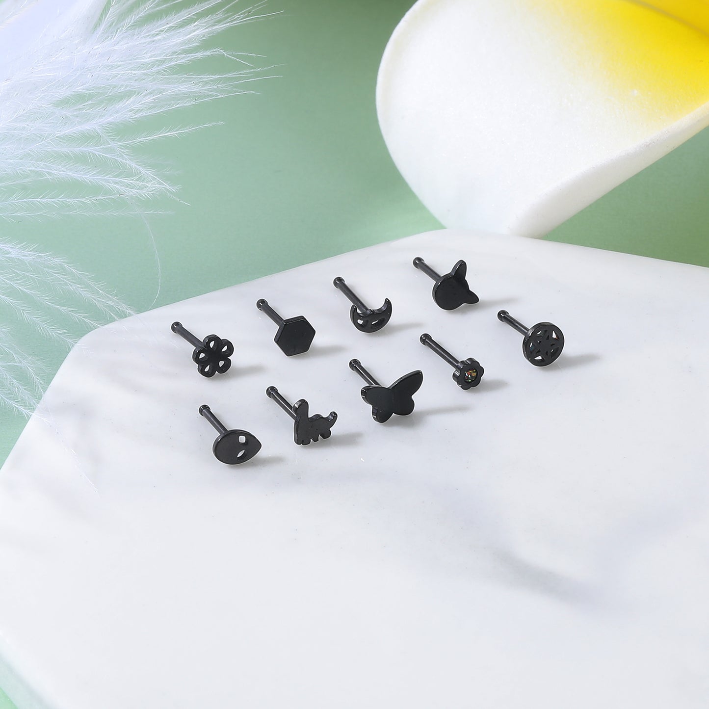 20G-Black-Moon-Triangle-Nose-Studs-Piercing-Nose-Bone-Shape-L-Shape-Crokscrew-Nose-Rings-Stainless-Steel-Nostril-Piercing