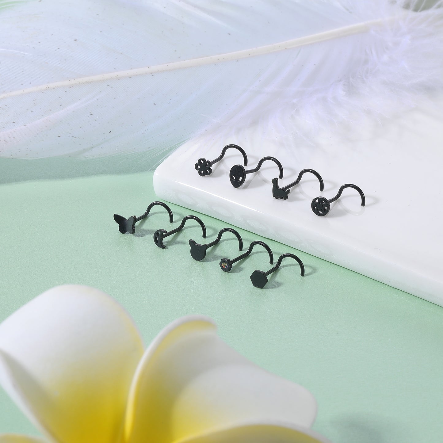 20G-Black-Moon-Triangle-Nose-Studs-Piercing-Nose-Bone-Shape-L-Shape-Crokscrew-Nose-Rings-Stainless-Steel-Nostril-Piercing