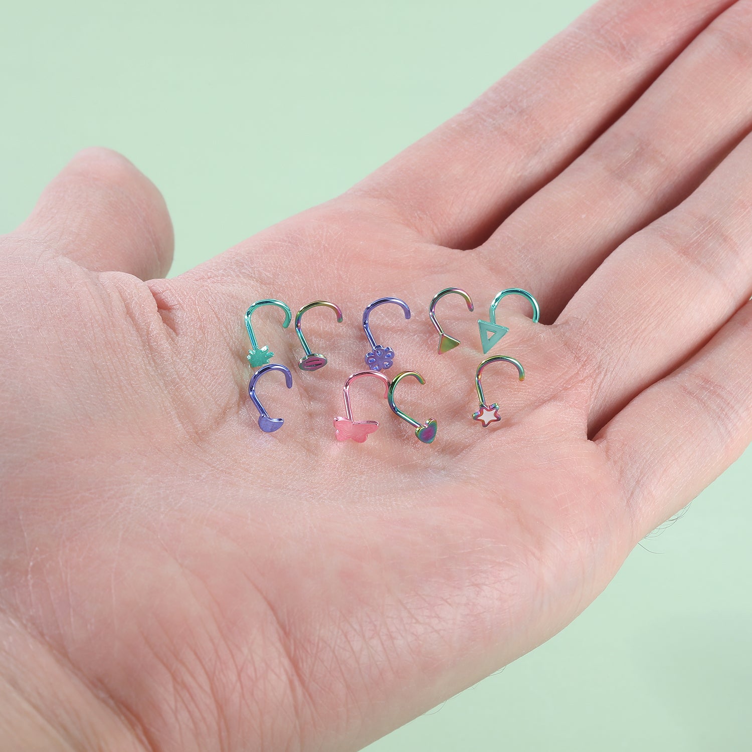 20G-Violet-Blue-Flower-Nose-Studs-Piercing-Nose-Bone-Shape-L-Shape-Crokscrew-Nose-Rings-Stainless-Steel-Nostril-Piercing