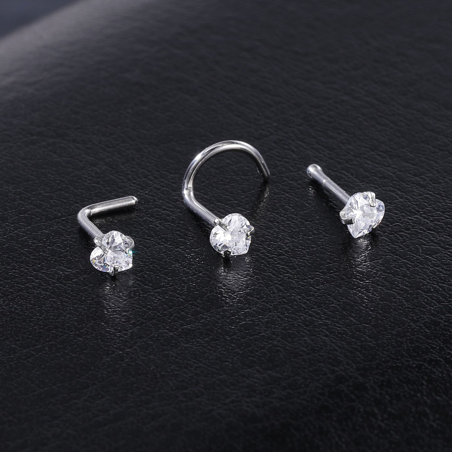 4-Pcs-Set-20G-Heart-Zircon-Nose-Studs-Piercing-Nose-Bone-Shape-Nose-Rings-Stainless-Steel-Nostril Piercing