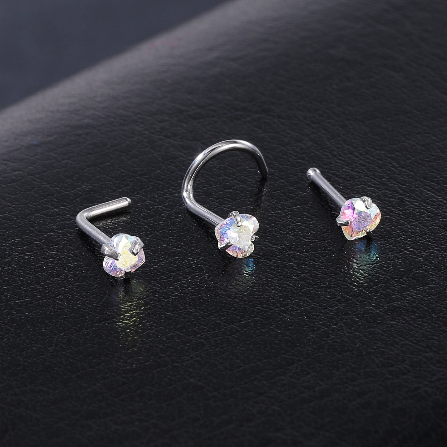 4-Pcs-Set-20G-Heart-Zircon-Nose-Studs-Piercing-Crokscrew-Shape-Nose-Rings-Stainless-Steel-Nostril Piercing