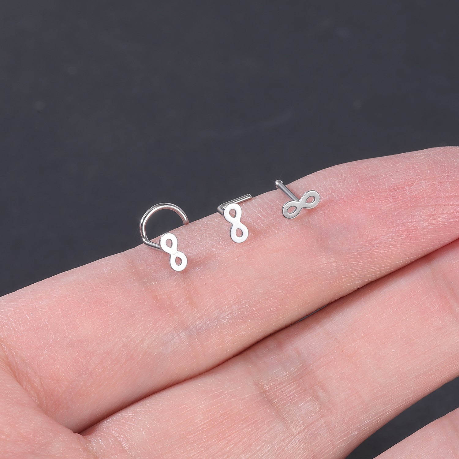 20G-Figure-8-Nose-Studs-Piercing-Nose-Bone-Shape-LShape-Crokscre-Nose-Rings-Stainless-Stee-Nostril-Piercing