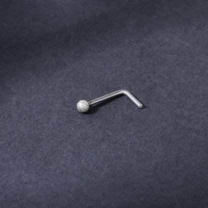 20G-Frosted-Ball-Nose-Studs-Piercing-Nose-Bone-Shape-L-Shape-Crokscrew-Nose-Rings-Stainless-Steel-Nostril-   Piercing