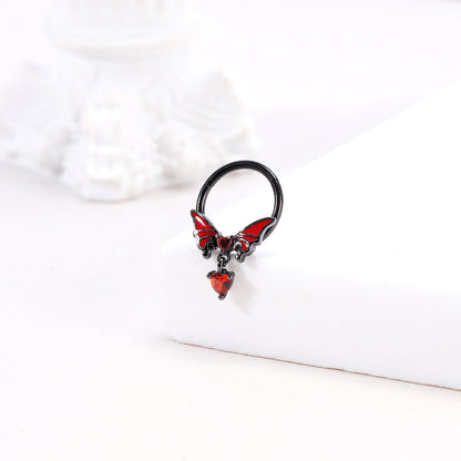 16G-Black-Red-Butterfly-Nose-Rings-Red-Zirconal-Septum-Rings-Stainless-Steel-Ear-Cartilage-Helix-Tragus-Conch-Piercing