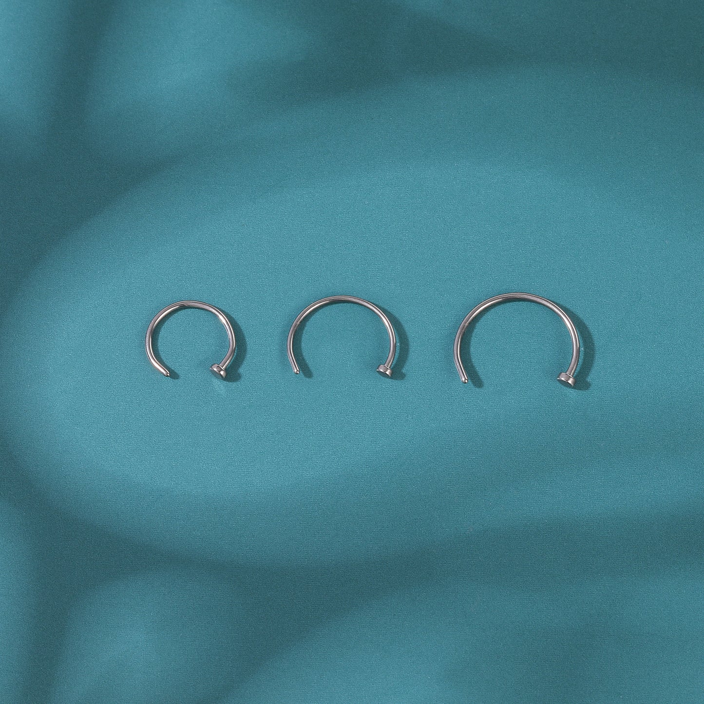 20g G23 TItanium Nose Ring U-Shaped Septum Ring Piercing Jewelry