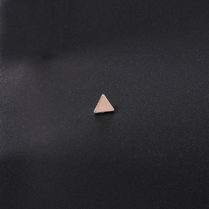 4pcs Triangle Dermal Anchor Tops Surgical Steel Internally Threaded Skin Diver Piercings