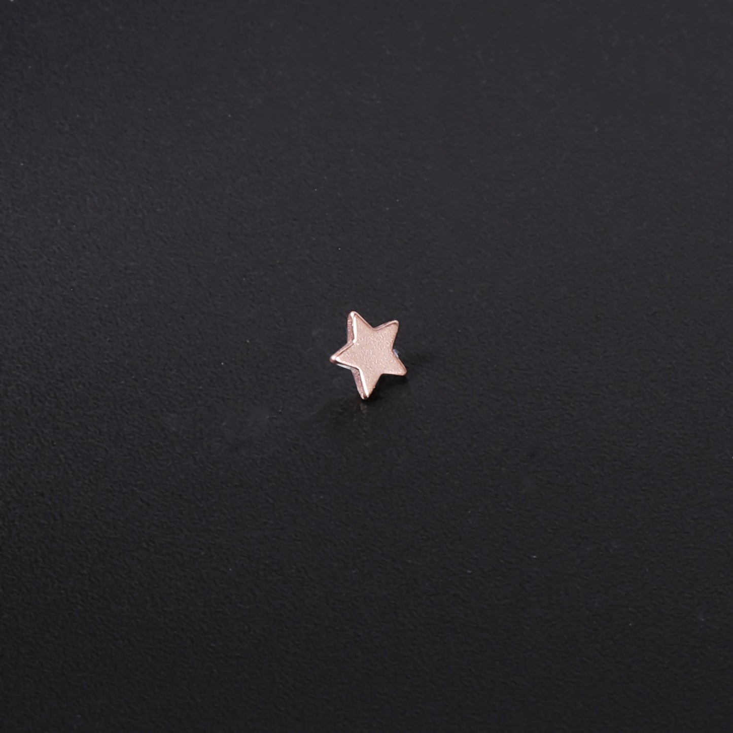 4pcs Star Dermal Anchor Tops Surgical Steel Internally Threaded Skin Diver Piercings