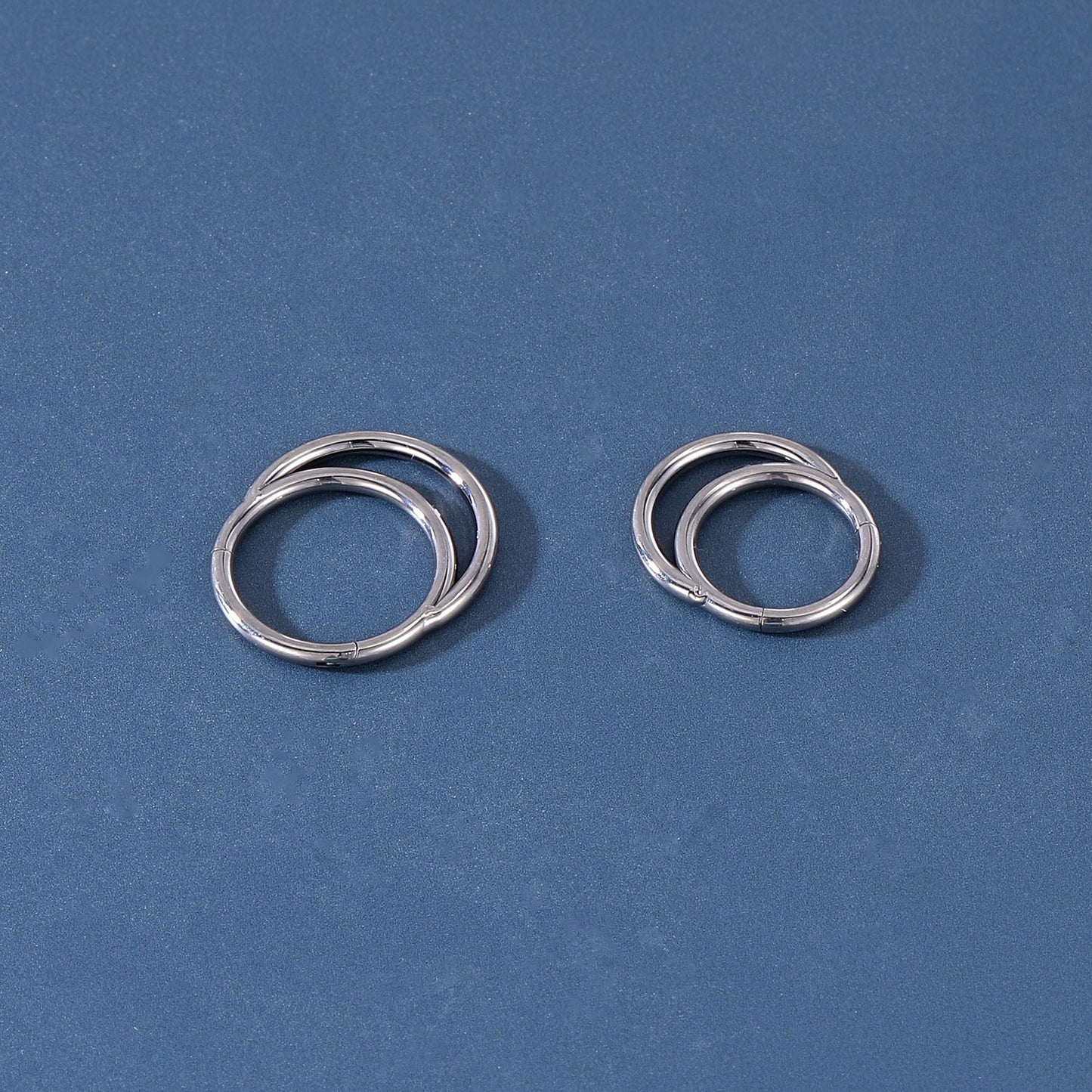 16g G23 TItanium Septum Ring Hinged Nose Ring Hoop Cartilage Earring