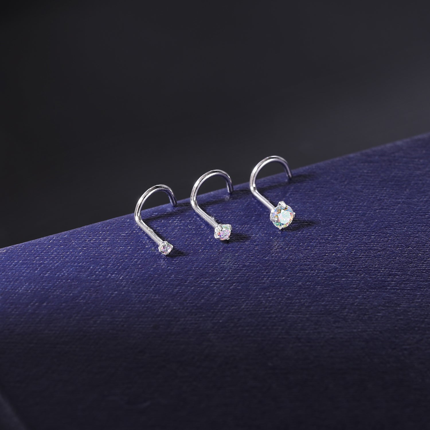 20G-AB-White-Zircon-Nose-Studs-Piercing-Crokscrew-Nose-Rings-18K-Plated-Nostril-Piercing