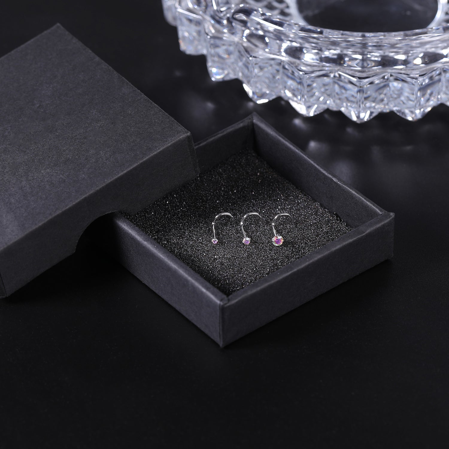 20G-AB-White-Zircon-Nose-Studs-Piercing-Crokscrew-Nose-Rings-18K-Plated-Nostril-Piercing