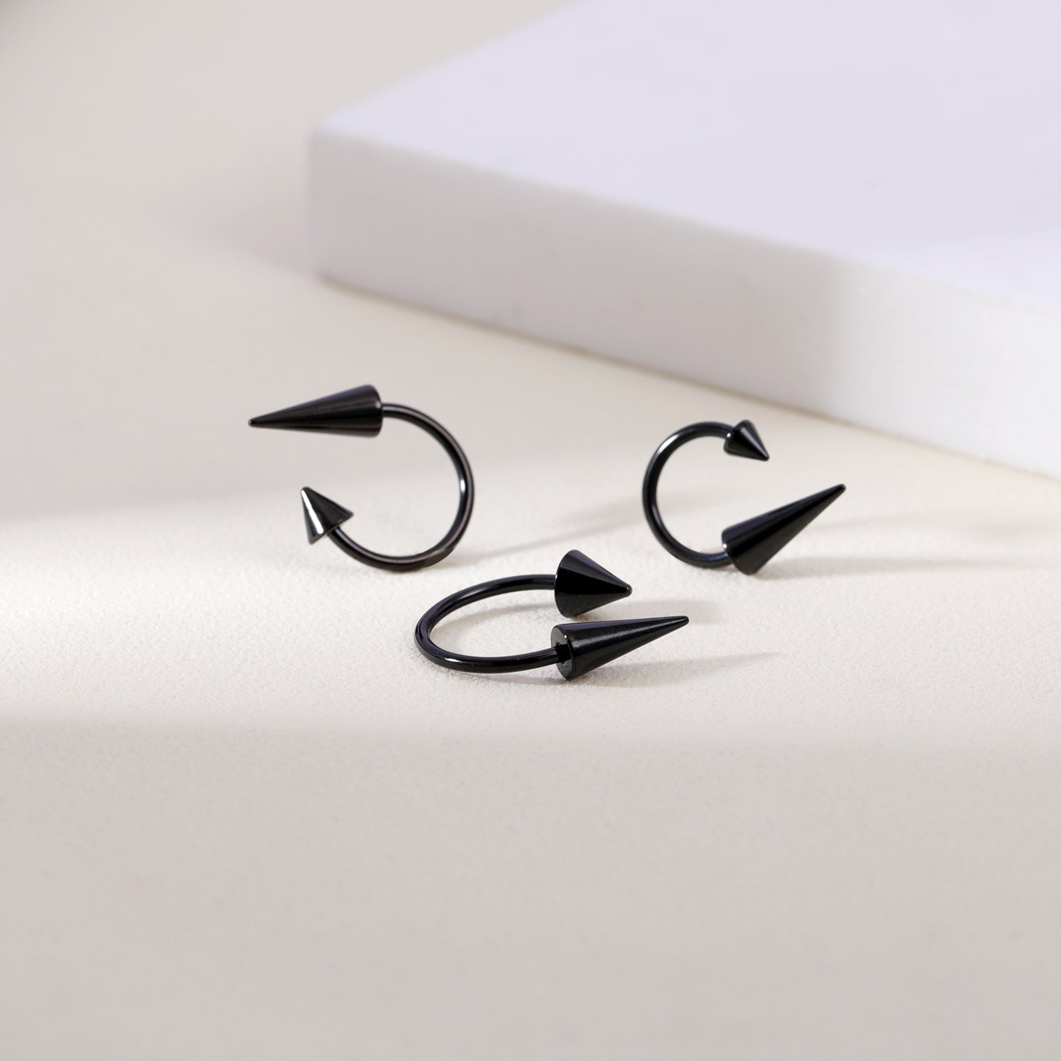 16G-Spike-Nose-Septum-Ring-Horseshoe-Helix-Cartilage-Piercing