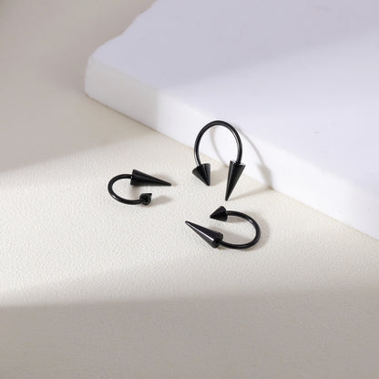 16G-Spike-Nose-Septum-Ring-Horseshoe-Helix-Cartilage-Piercing