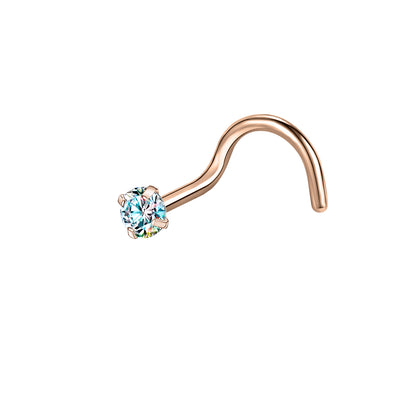 6-Pcs/Set-20G-AB-Zircon-Nose-Studs-Piercing-Crokscrew-Nose-Rings-Rose-Gold-Plated-Nostril-Piercing