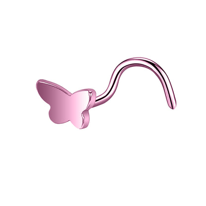 20G-Pink-Butterfly-Nose-Studs-Piercing-Nose-Bone-Shape-L-Shape-Crokscrew-Nose-Rings-Stainless-Steel-Nostril Piercing