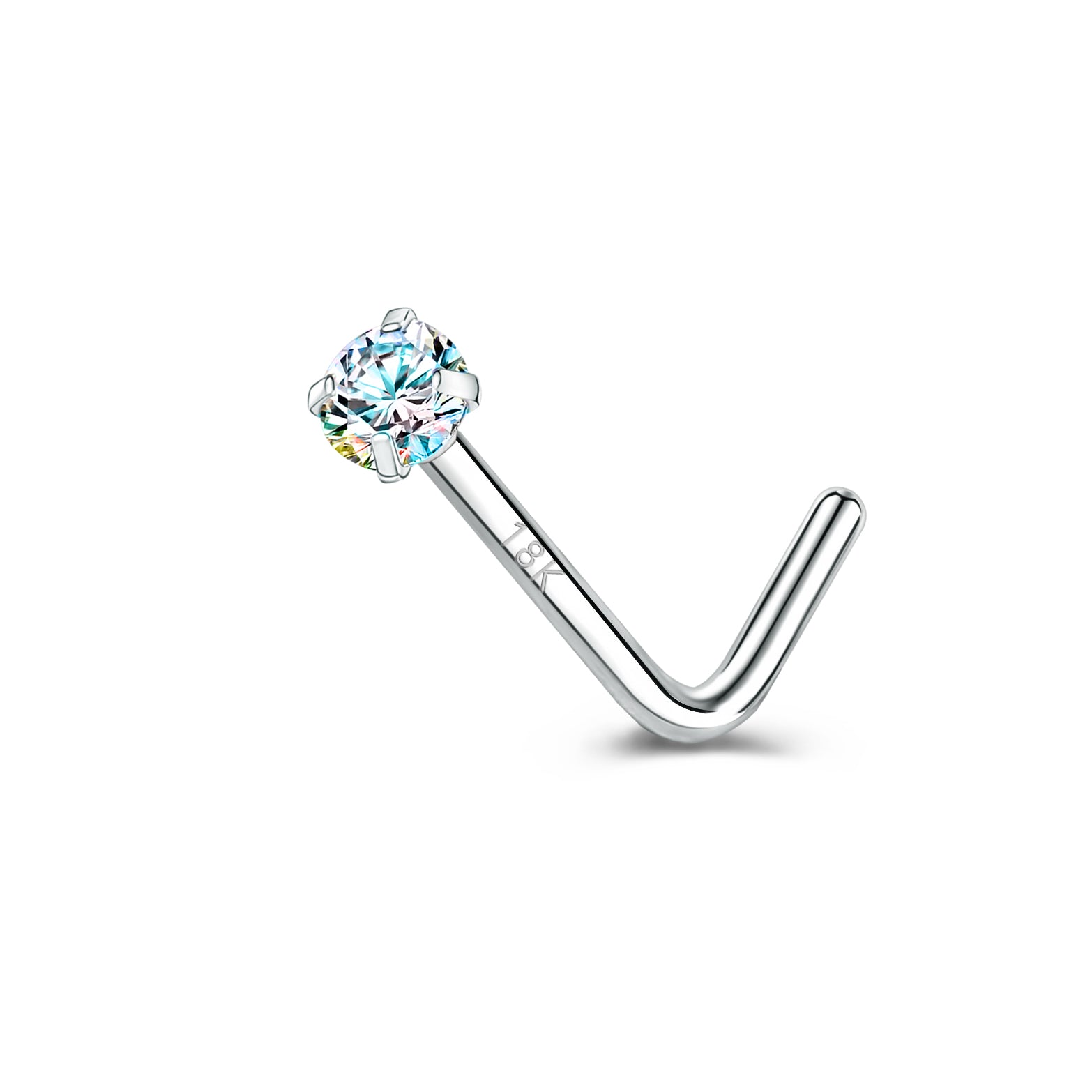 20G-AB-White-Zircon-Nose-Studs-Piercing-L-Shape-Nose-Rings-18K-Plated-Nostril-Piercing