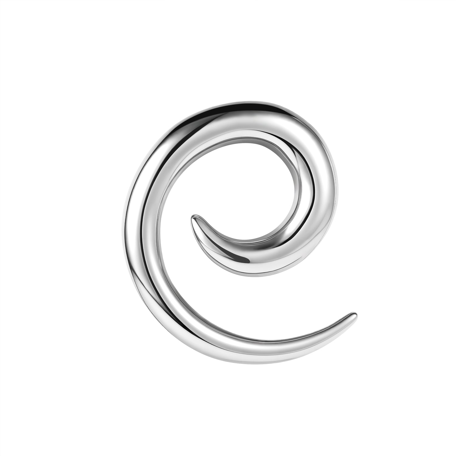 1 Pc 2.5-6mm Snail Ear Plugs Stretching Earring Spiral Ear Piercing Jewelry