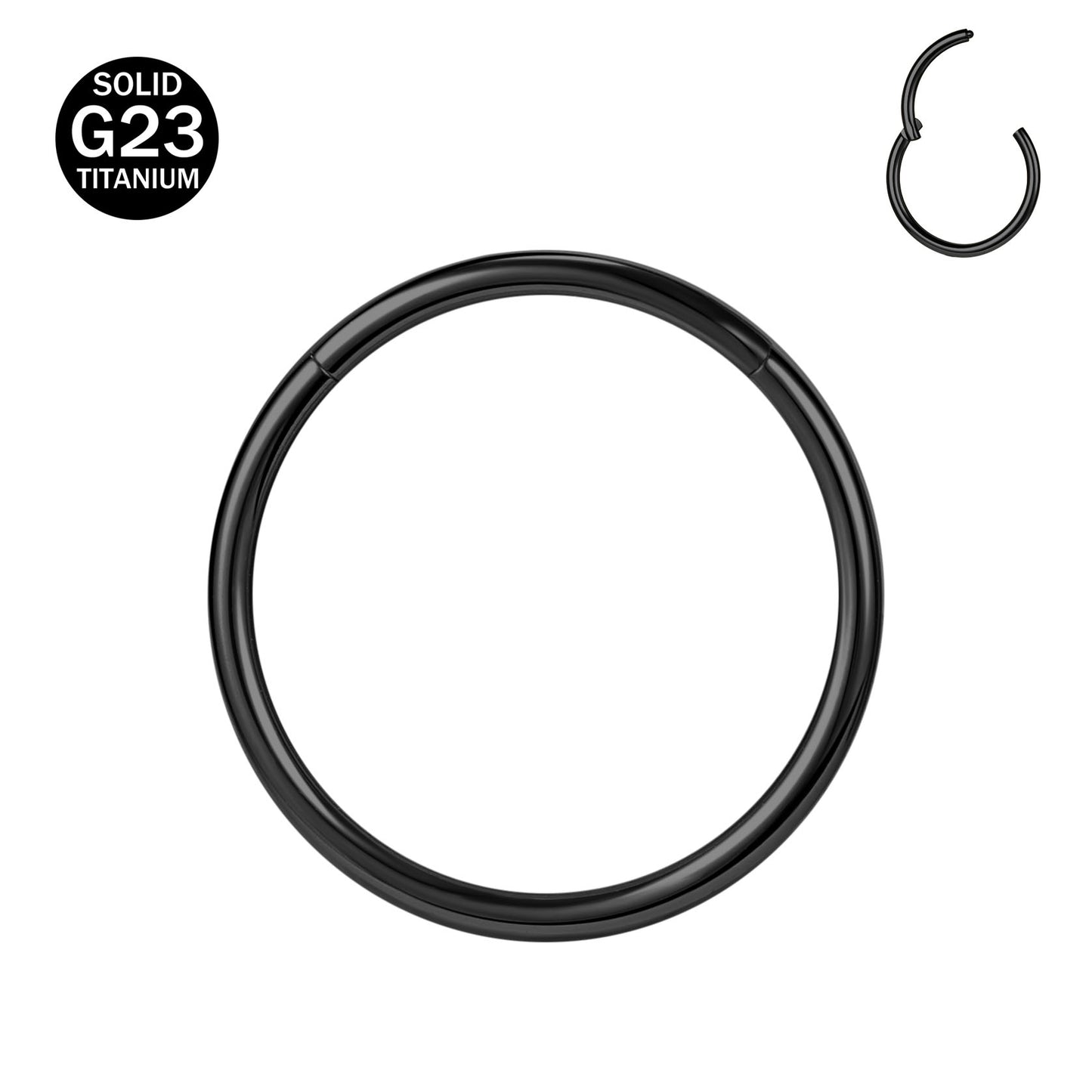 16/18/20g G23 TItanium Nose Septum Ring Hoop Cartilage Earring