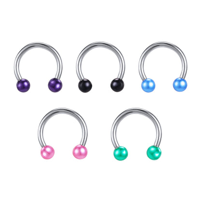 16g-5-colors-acrylic-nose-septum-ring-pearl-horse-shoe-helix-cartilage-piercing