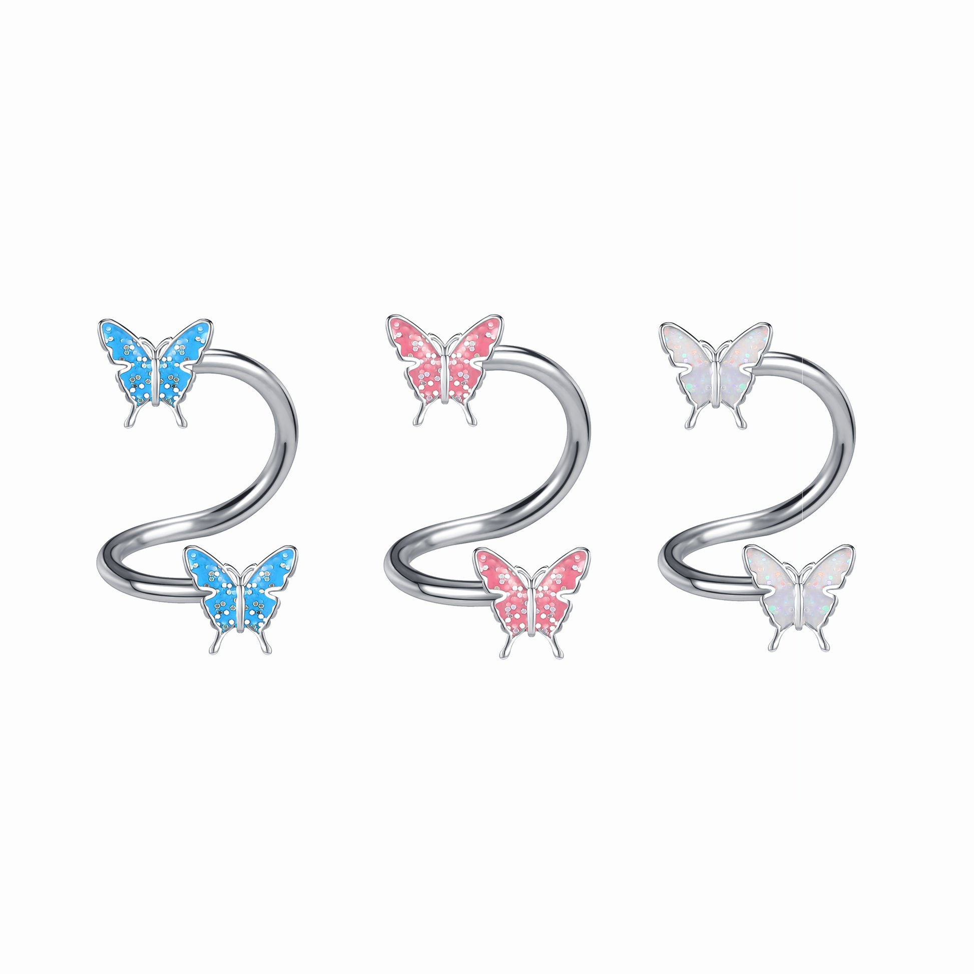 16g-butterfly-lip-piercing-3-colors-helix-conch-cartilage-piercing