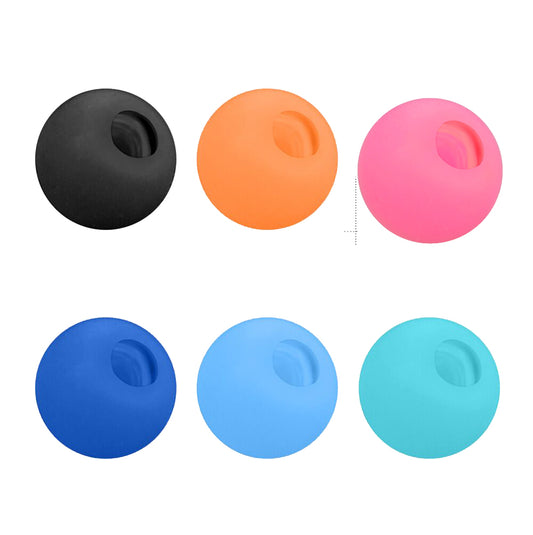 ZS 6pcs Piercing Barbell Parts 16G Rubber Replacement Balls