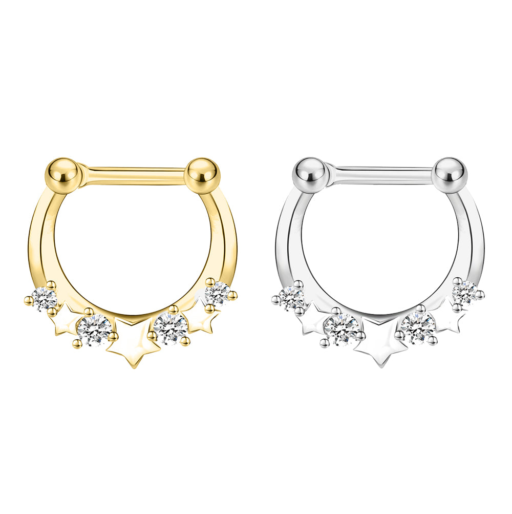 16g-white-zircon-nose-septum-clicker-ring-gold-sliver-star-stainless-steel-helix-cartilage-piercing