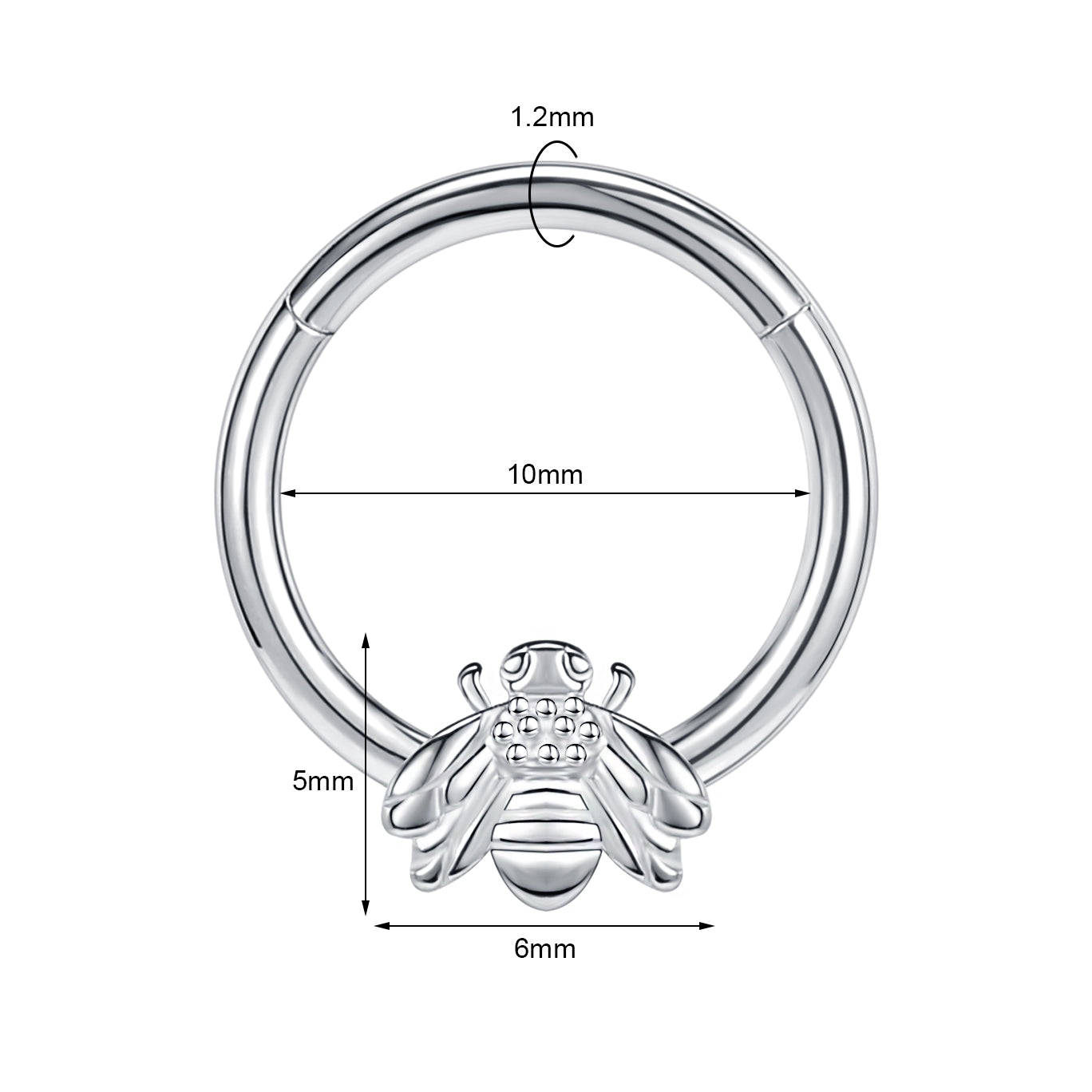 16g-nose-septum-clicker-ring-bee-cartilage-helix-piercing