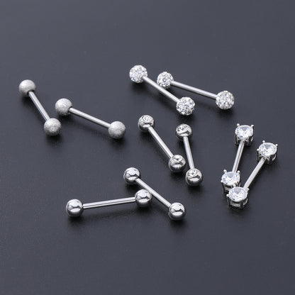 14g-Industrial-Barbell-Piercing-Round-Zirconia-Nipple-Tongue-Rings-Body-Jewelry-stud-earring-Cartilage