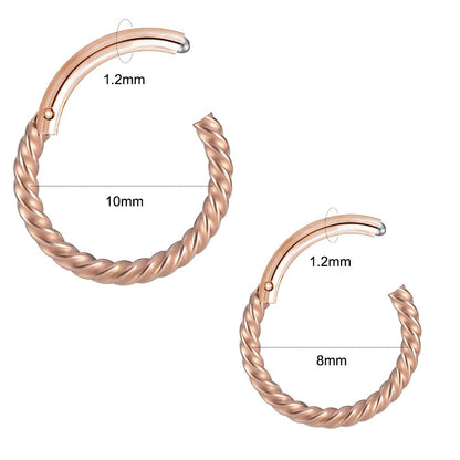 16G-Nose-Piercing-Hoop-Rings-Septum-Clicker-Cartilage-Helix-Earrings-Stainless-Steel-rose-gold