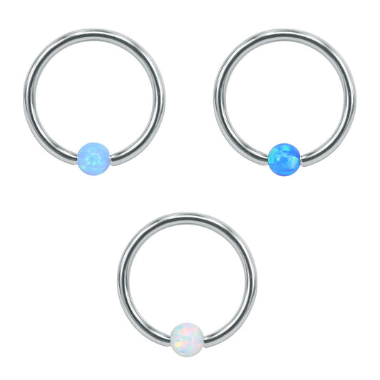 Opal-BCR-Septum-Nose-Ring-16g-Helix-Cartilage-Piercing-Jewelry