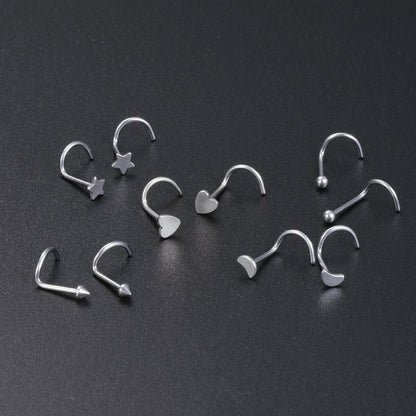 20g-Nose-Rings- Piercing-Heart-Moon-Star-Curve-Nose-Studs-Set-body-jewelry-online-shop