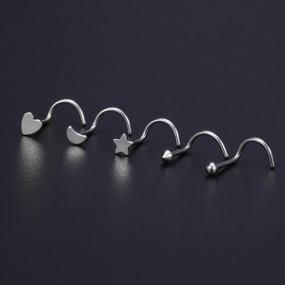 20g-Nose-Rings- Piercing-Heart-Moon-Star-Curve-Nose-Studs-Set-body-jewelry-online-shop