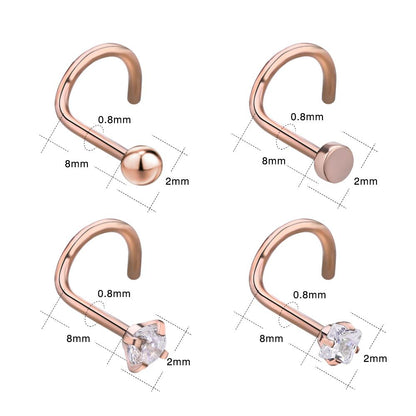 20g-Thin-Rose-Gold-Nose-Rings-Piercing-Crystal-Zirconia-Curve-Nose-Studs-body-jewelry-size