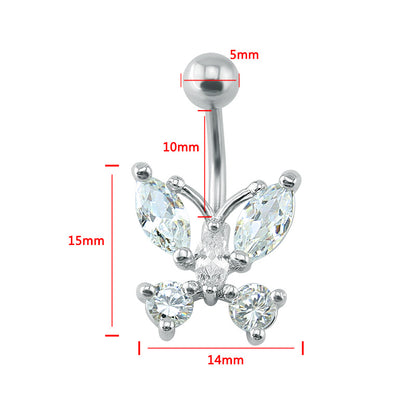 14g-Butterfly-Stainless-Steel-Belly-Button-Rings-Cubic-Zirconia-Navel-Ring-Piercing-Jewelry