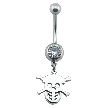 14g-Skull-Stainless-Steel-Belly-Button-Rings-Cubic-Zirconia-Dangle-Belly-Rings-Jewelry