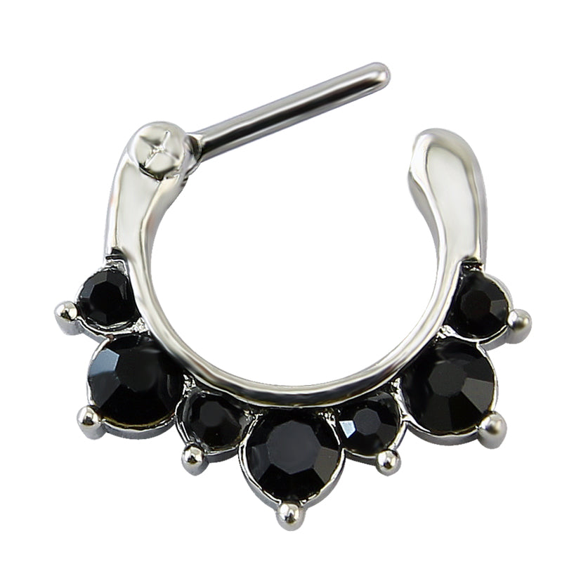 16G-Septum-Piercing-Helix-Tragus-Conch-Earrings-Black-Zirconia-Silver